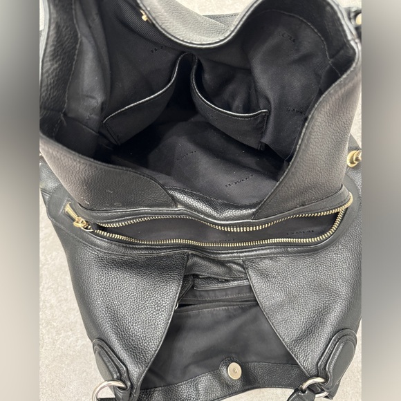 Coach black leather shoulder bag - Picture 5 of 7